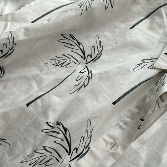 NWT Anthropologie LouLou Avenue Long-Sleeve Poplin Buttondown Shirt M - Picture 7 of 7